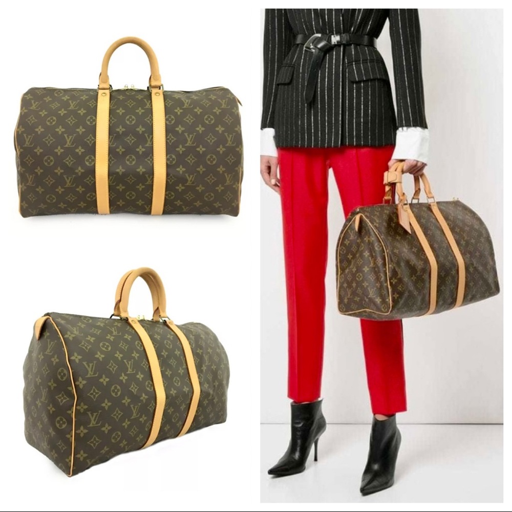 ❤️Louis Vuitton Keepall 45 Boston Travel B…